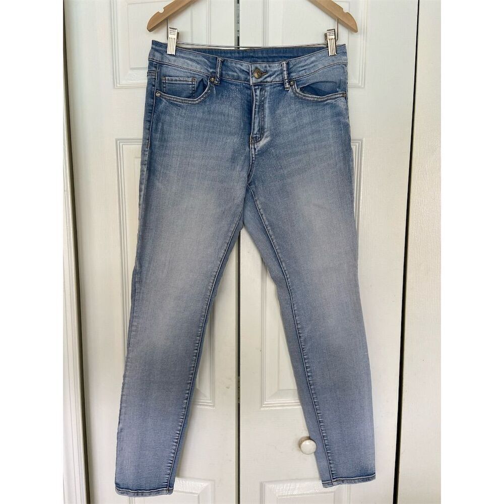 Roebuck & Co Slim Fit Stretch Jeans Light Wash Size 12 Casual